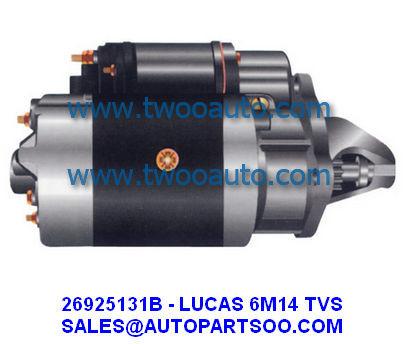 International Harvester & Mahindra Tractor TVS Starter LUCAS 6m14 1233544R91 26024036A