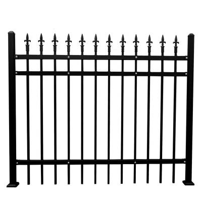 Garden Spearhead Fence Panels Tubular Steel Fence Galvanized Welded Wire Outdoor Metal 358