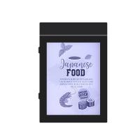 E Ink 13,3 pulgadas de pantalla de montaje en pared exterior Sistema Android WIFI LCD Jugador de señalización digital Quiosco de publicidad para el museo de la estación