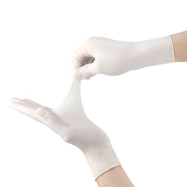 Хирургическое EN 13795 перчаток руки латекса резиновые устранимые медицинское для хирургии Examtation