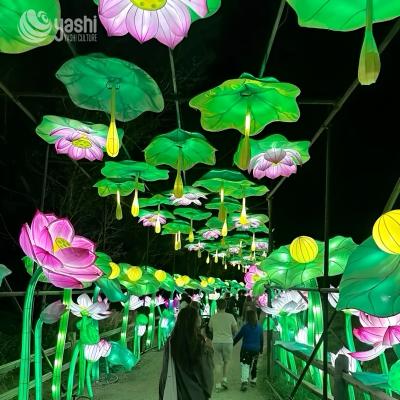 Customizable LED Lantern Tunnel for Theme Park and Party Decor Passage