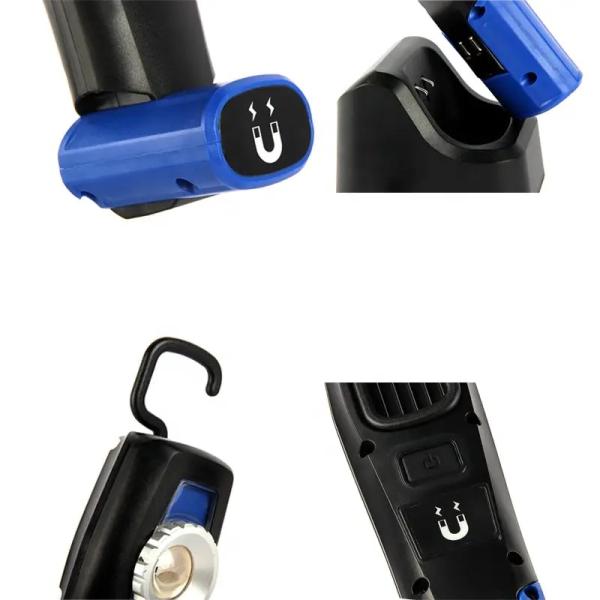 Portable light Mini COB LED Handheld USB Charging Worklighting with Warm White Color