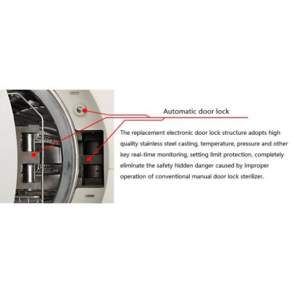 вертикальный дисплей LCD автоклава стерилизатора пара 17L