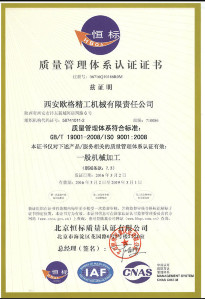 Honfe Supplier Co.,Ltd Certifications