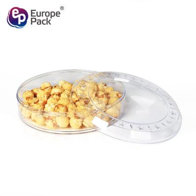 Hard Plastic Biscuit Candy Packaging Box Rectangular Clear Plastic Cracker Box