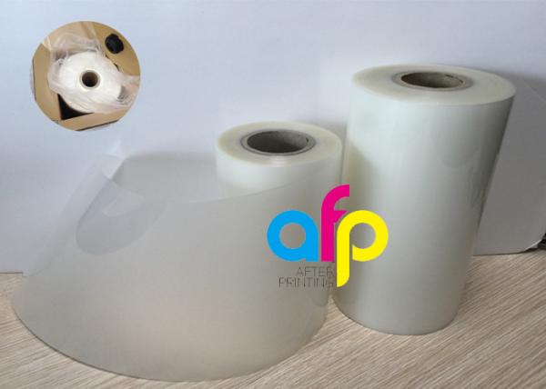 Transparent PET EVA Thermal Laminating Plastic Roll For Advertisement