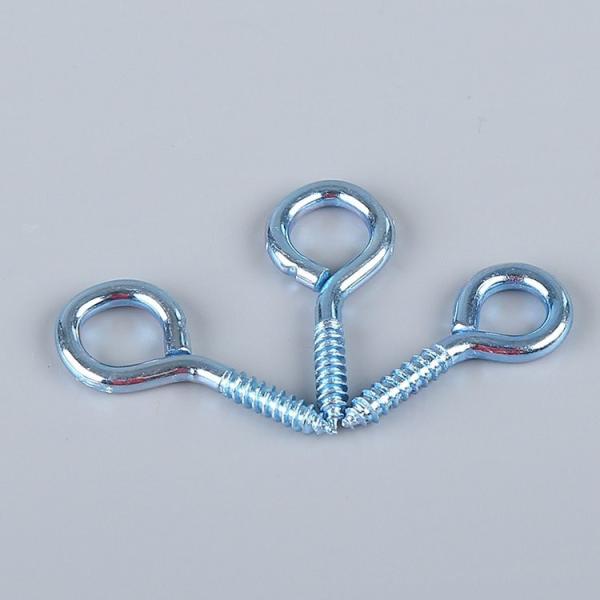 NXF ASTM UN 235JR/A105JRB/DINST37-2/JISSS400/ASTMA283C M1.6 12mm Super Screw Fasteners Carbon Steel Ring Screw