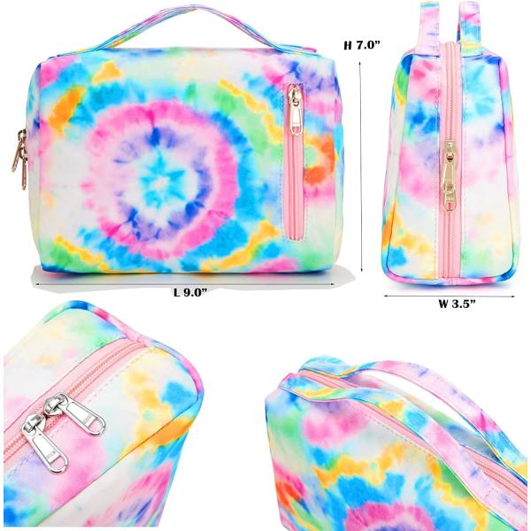 Shockproof  Durable Toiletry Bag Travel Makeup Bag Portable Cosmetic Bag Organizer for Women and Girls