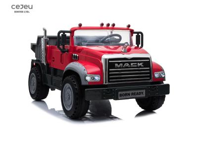 Licensed 12v Ride On  Dump Truck 2 Seater 8km/Hr Power Display