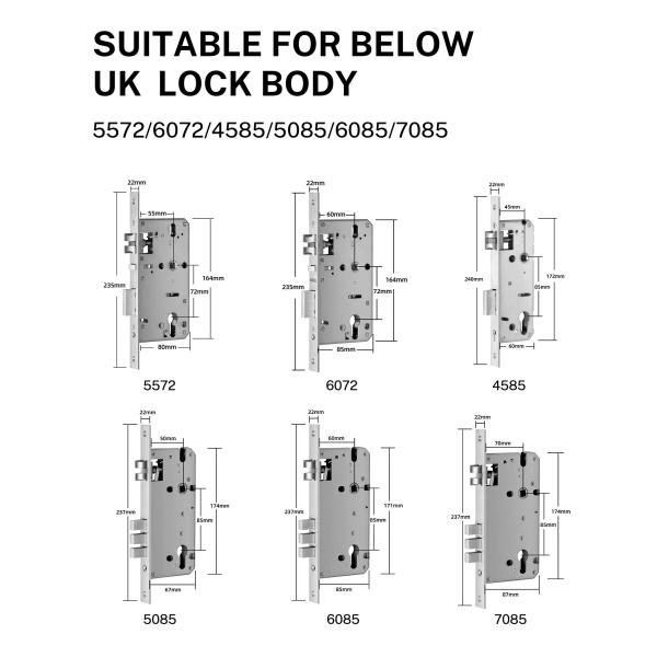 Замок умной электрической ручки деревянный для жилого