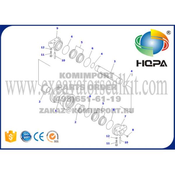 PC200-5 PC200-6 Komatsu Excavator Spare Parts 20Y-30-00012 20Y-30-00014 Track Roller