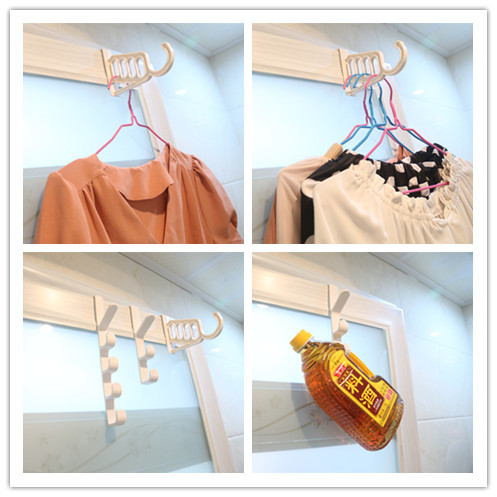 Clothes Living Room Furniture Hanging Plastic Coat Hooks Wall Mounted