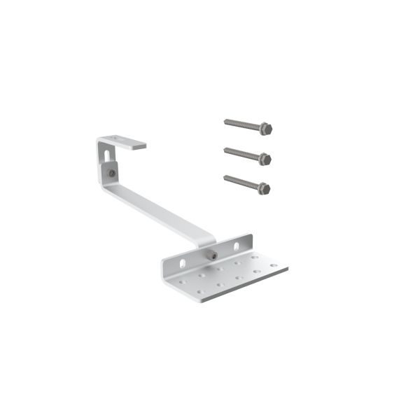 Silver Solar Roof Hooks Anodized Aluminum 6005-T5 Easy Installation Long Term