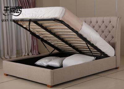 European Upholstered Storage Platform Bed Large Space Home Furnishings