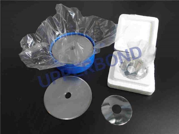Lame ronde de remplisseur de papier pour la coupe de filtre de cigarette montée dans la machine de production de cigarette