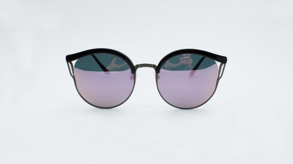 Unisex Plastic metal Sunglasses Big Cateye creative designer for Men Women