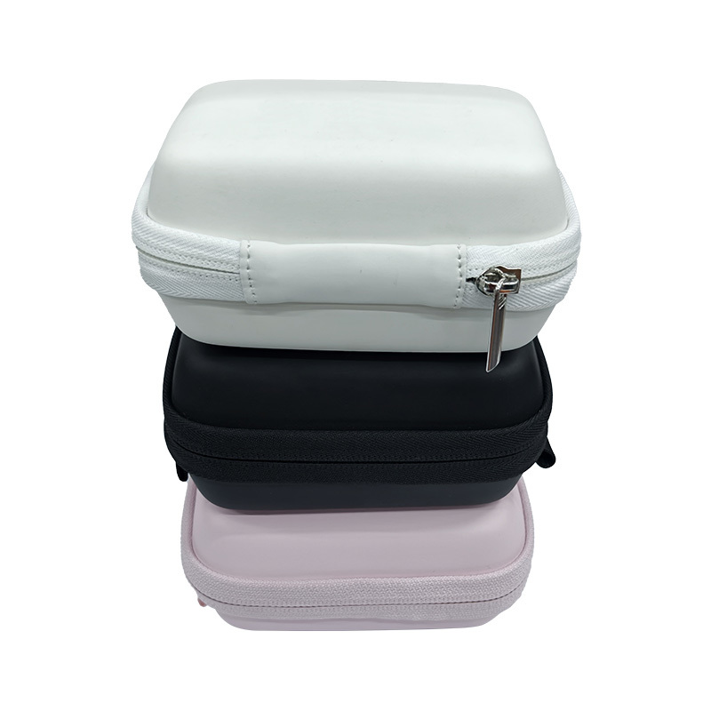 Promotional Coin Purse Data Cable Storage Box Portable Wireless Earphone Cases Wholesale Custom Eva Case With Logo