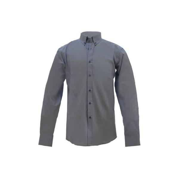 Soft Hand Feel Custom Work Apparel , Mens Long Sleeve Oxford Shirts 140gsm