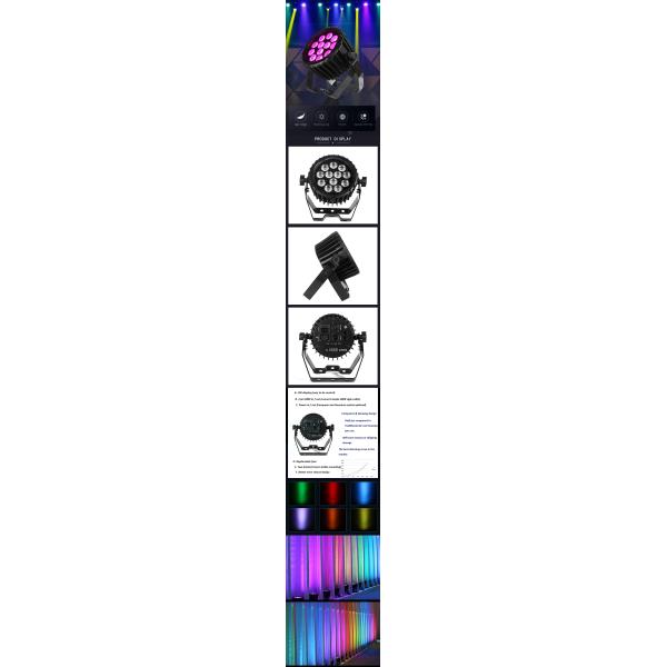 Высокая яркость 12x3W 3In1 Rgb Led Par Light 12 Led Par Can Stage Lights Bar Dj Wedding