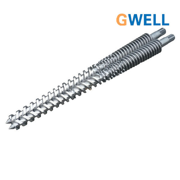 Conical Double Screw For Extruder Plasticized  HV 1000 Auxiliary Facilities