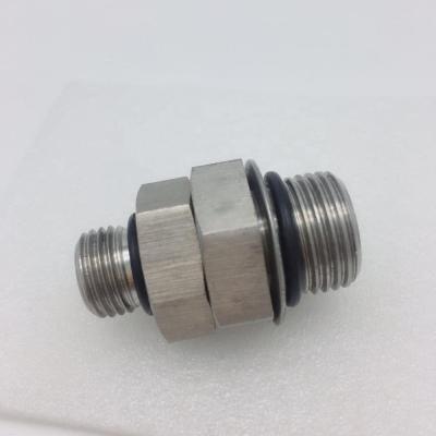 NPT Male Thread Hydraulic  1/4  Stainless Steel Hose Adapter