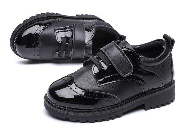 School Uniform Soft Microfiber Toddler Dress Shoes