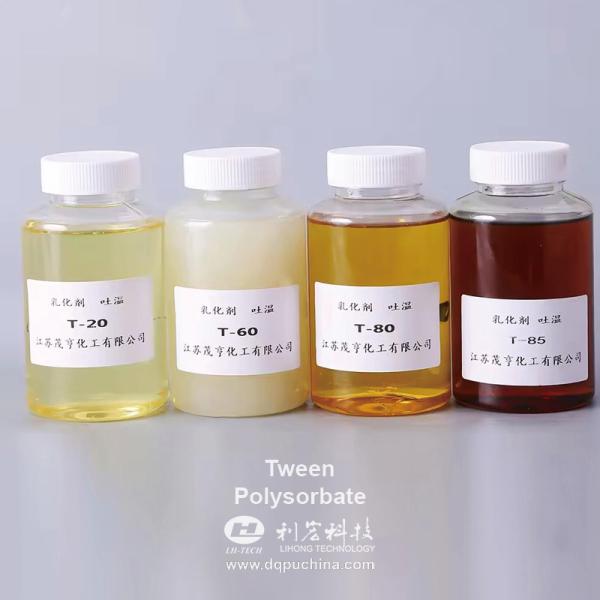 Tween Polysorbate Polyoxyethylene Sorbitan Esters Surfactant Liquid Material