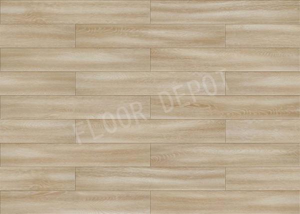 Home HDF Laminate Wood Flooring Walnut Color Wax Carb2 AC4 Embossed Surface