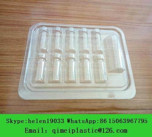 Medicine Vials Packing Tray Medical Plastic Package With Various Sizes