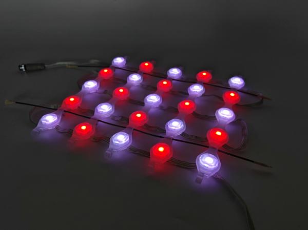 SMA5050 P50 Waterproof Flexible LED Mesh Screen Building Media