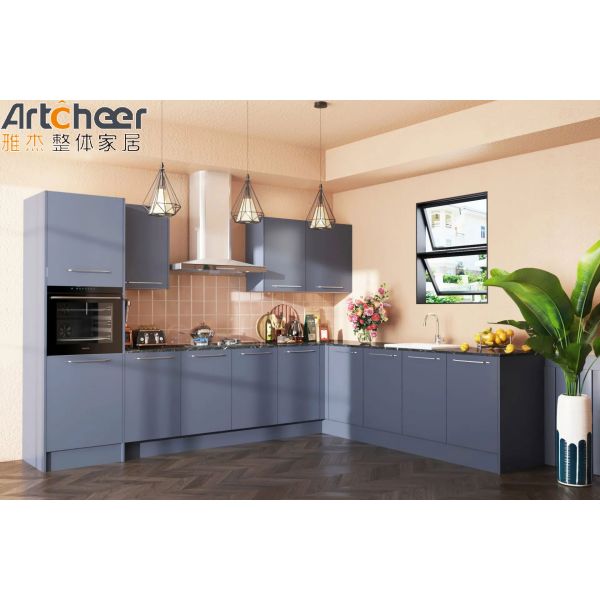 Modern Design Lacquer Finish Kitchen Cabinet with 3 Years Warranty for Modular L Shape Kitchen
