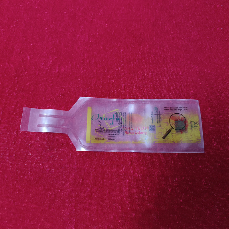 High Clarity NY Film Egg Tofu Package Displaying Fresh 80g 120g 200g Retort Ready Packaging