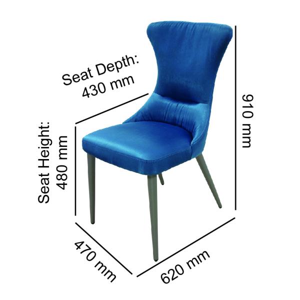 Обитая ткань сатинировки обедающ стул отдыха стула гостиной стула