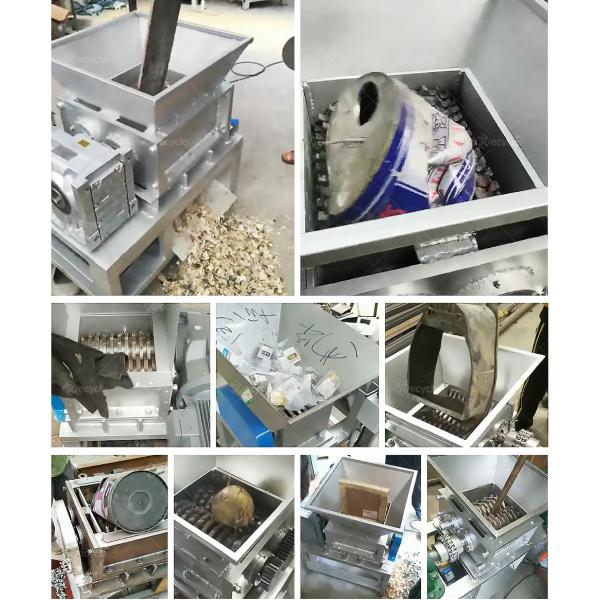 PS Shredding Material Suny Mini Polyurethane Foam Cloth Double Shaft Shredder Machine