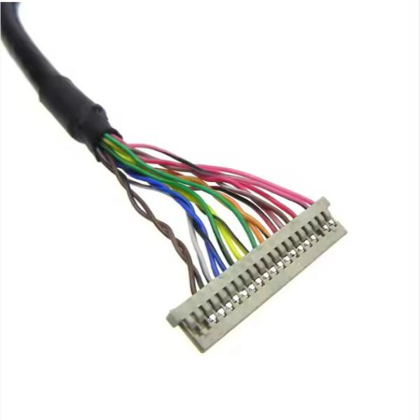 2*10 Pin Dupont LVDS Cable Assembly , Hirose Housing LED To LCD Converter Cable