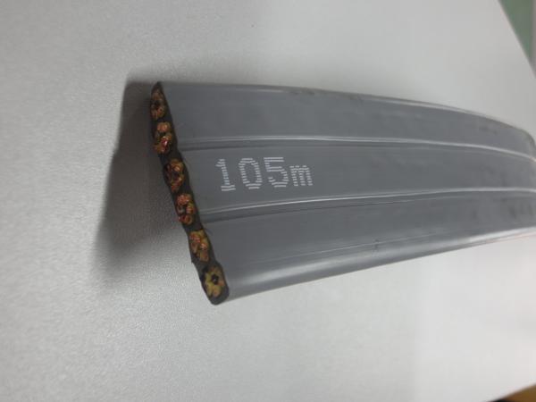 Flat Traveling TV Cable for Elevator with CE certificate TVVBPG 2x0.75+TV with Special PVC Jacket