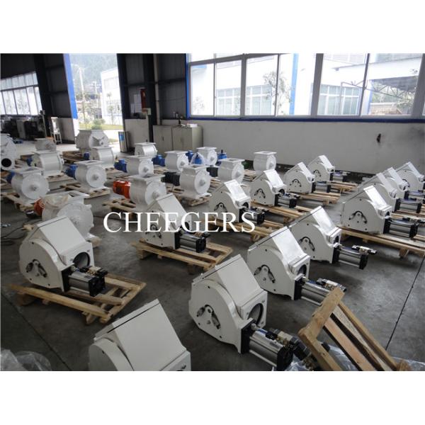 Пластиковые частицы затыкают нержавеющую сталь DN65 перекрывного клапана