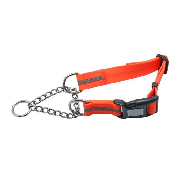 Stainless Steel Chain Waterproof Martingale Dog Collar For Large Medium Dogs