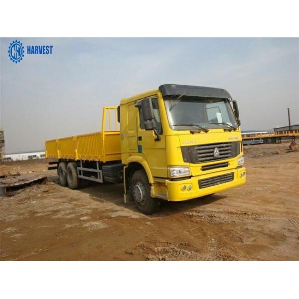 Тележка груза бортовой стены руководства Sinotruk Howo 6x4 336hp 7100x2300x600mm тяжелая