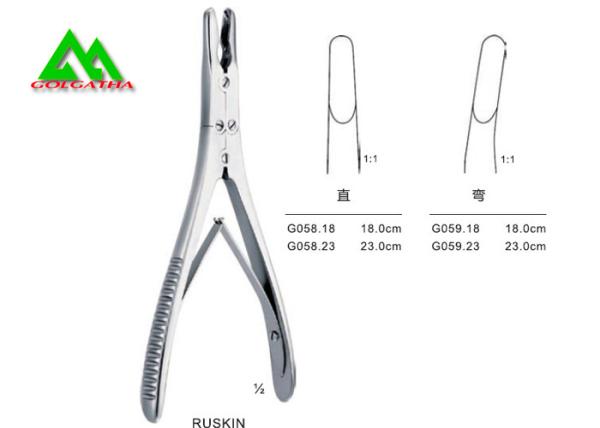 Stainless Steel Orthopedic Surgical Instruments Bone Rongeur Forceps Double Action
