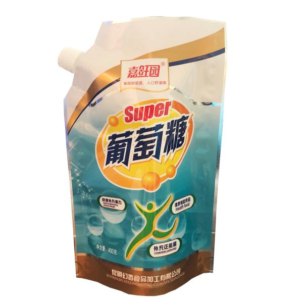100ml/200ml/500ml packaging aluminum foil plastic spout pouch/ doypack for juice, milk, water, tea