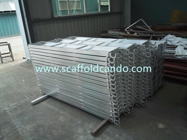 Factory specialized in Q235 pre-galvanized scaffold catwalk 1800mm 1500mm 1829mm hook planks for cuplock ringlock frame