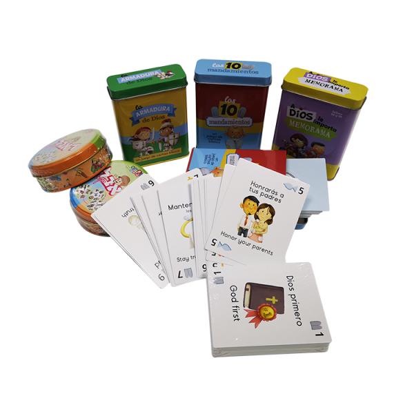 OEM Eco Friendly 350gsm SBS Board Kids Game Card