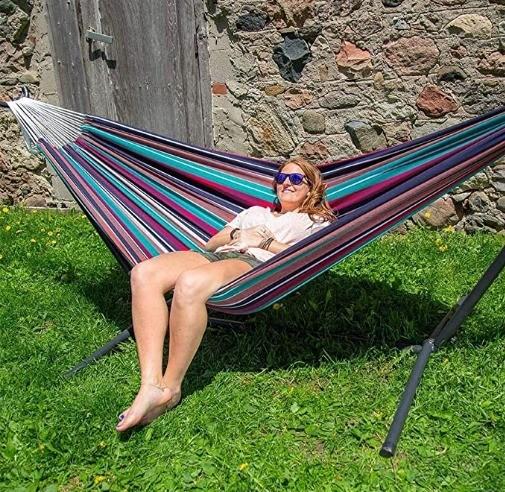 Comfortable Outdoor Camping Hammock With Stand High Capacity 260KGS