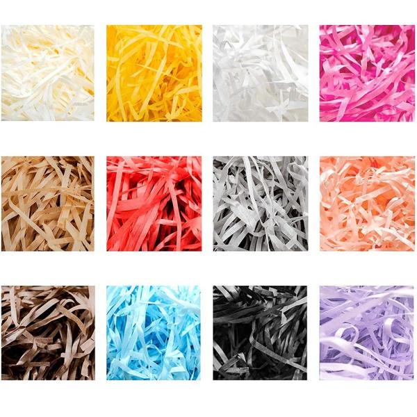 Eco Friendly 23g Color Shredded Paper Wedding Marriage Decoration
