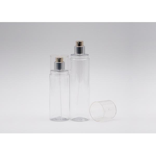 El espray fino transparente cosmético de la niebla del cuidado personal embotella el casquillo transparente