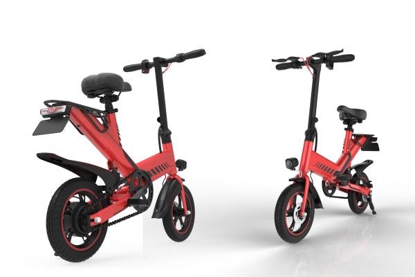 Portable Magic Weapon Fold Up Electric Bike 14'' Aluminum Alloy 40KM Pure Mileage