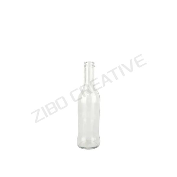 275ml Flint RTD Empty Glass Soda Bottles Crown Top 180g CY-824