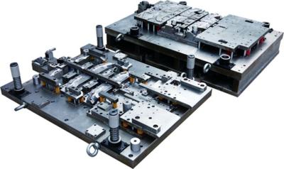 Sheet metal stamping tools using Misumi punch​es and dies , inhouse tooling