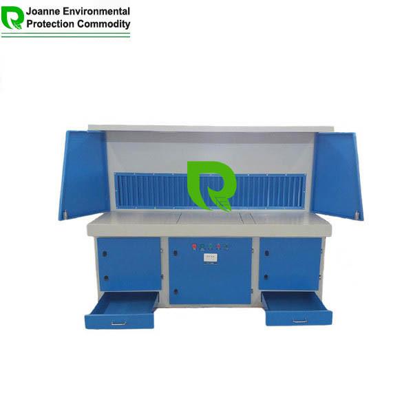 Explosion proof Extraction Table 2m Long 2.2kw Downstream Dust Table For Dust Extraction